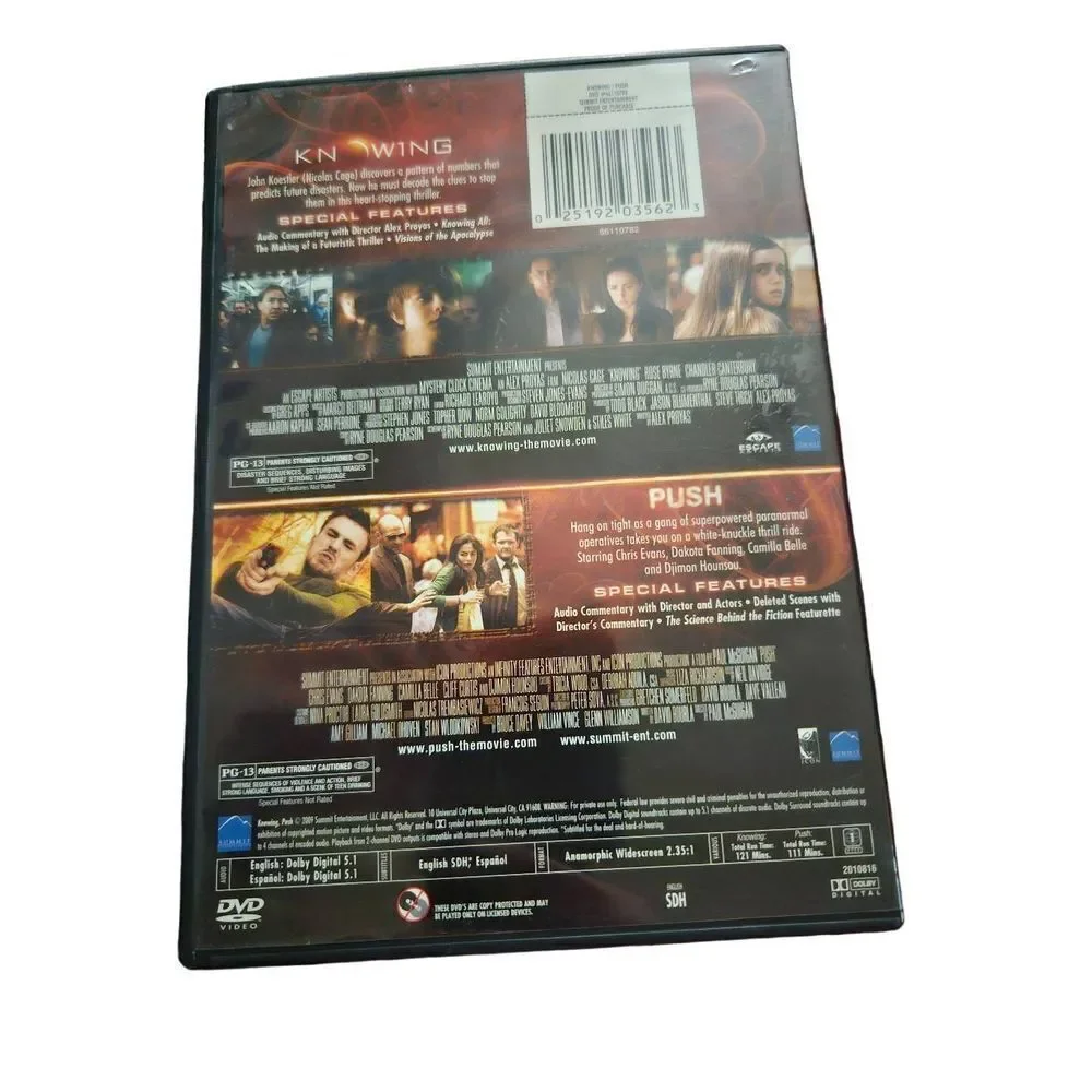 DVD knowing & push / summit - Picture 3 of 6